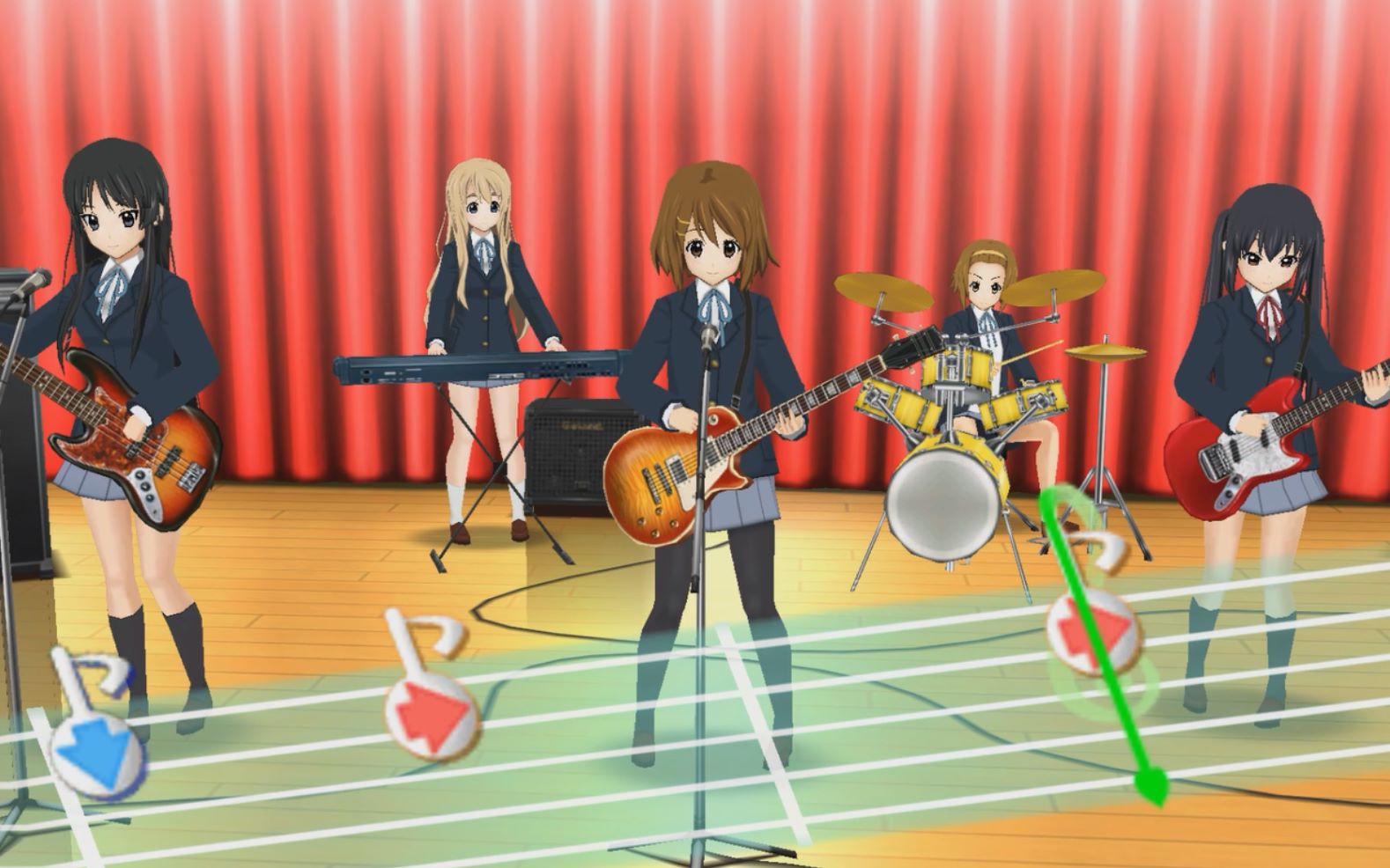 psp音游《轻音少女:放学后演唱会》试玩实况