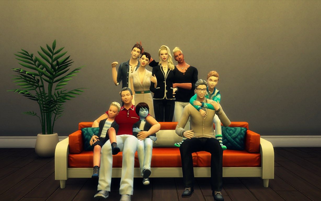 【模拟人生4】新春快乐~模拟人生4 感谢sims tv给我颁这个奖!