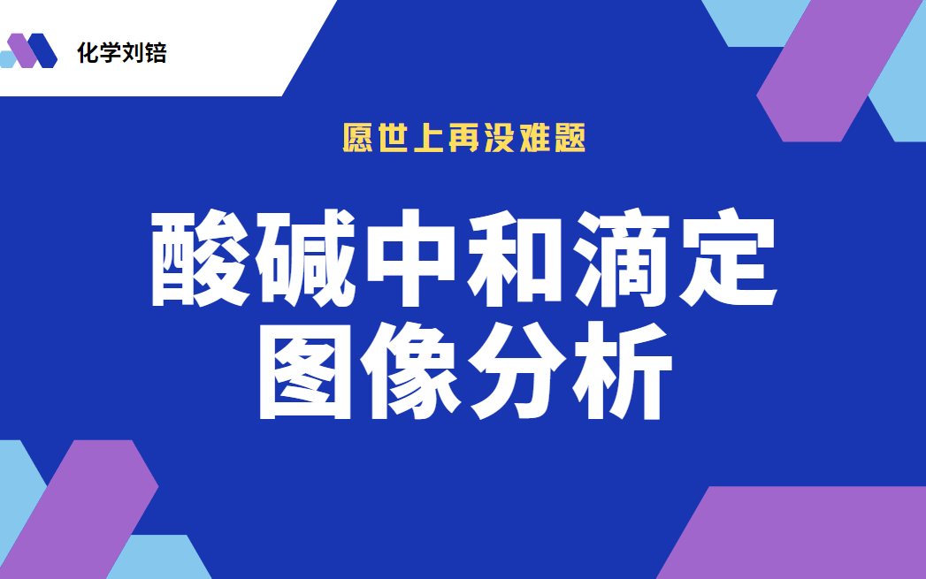 [图]愿世上再无难题——《酸碱中和滴定图像分析》