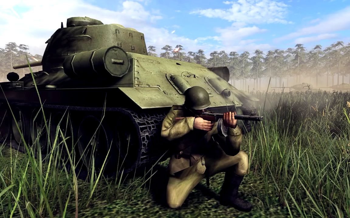 【战争之人2】5辆75炮追猎vs20t34