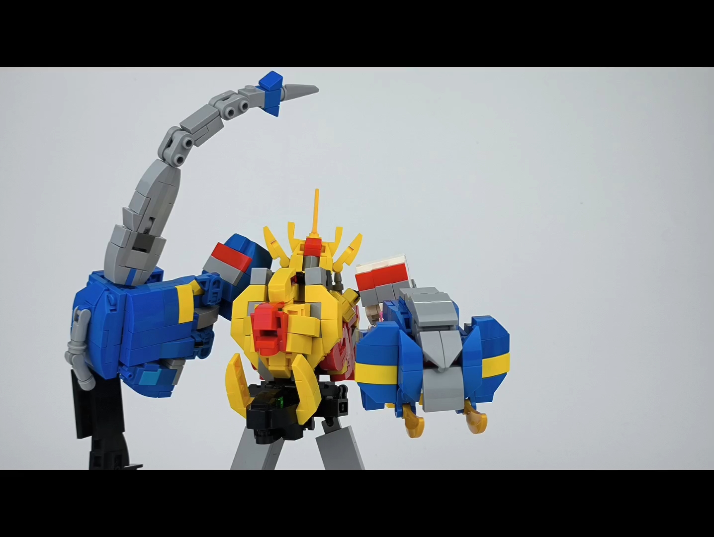 百兽战队牙吠王moc形态合集!