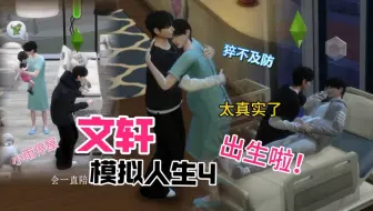 【文轩】模拟人生4游戏实况第九期 出生啦！弟弟还是妹妹呢？