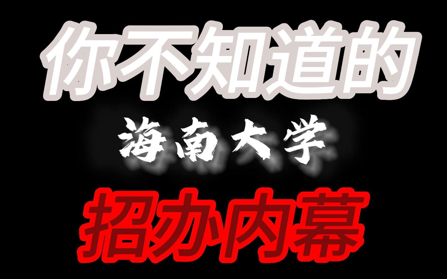 海南大学招生咨询现场哔哩哔哩bilibili