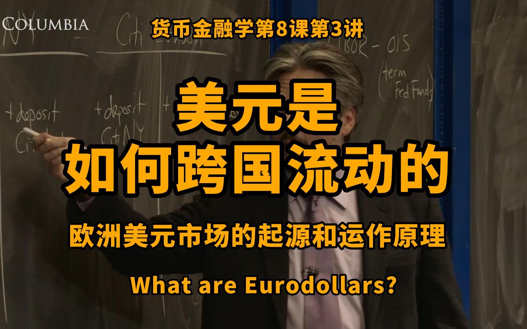 美元是如何跨国流动的? 详解欧洲美元市场的起源和运作原理 |货币金融学第8课第3讲哔哩哔哩bilibili