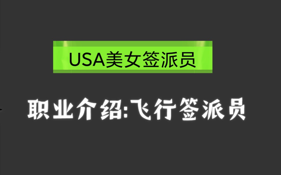 美国的一名美女签派员对飞行签派这个职业的介绍哔哩哔哩bilibili