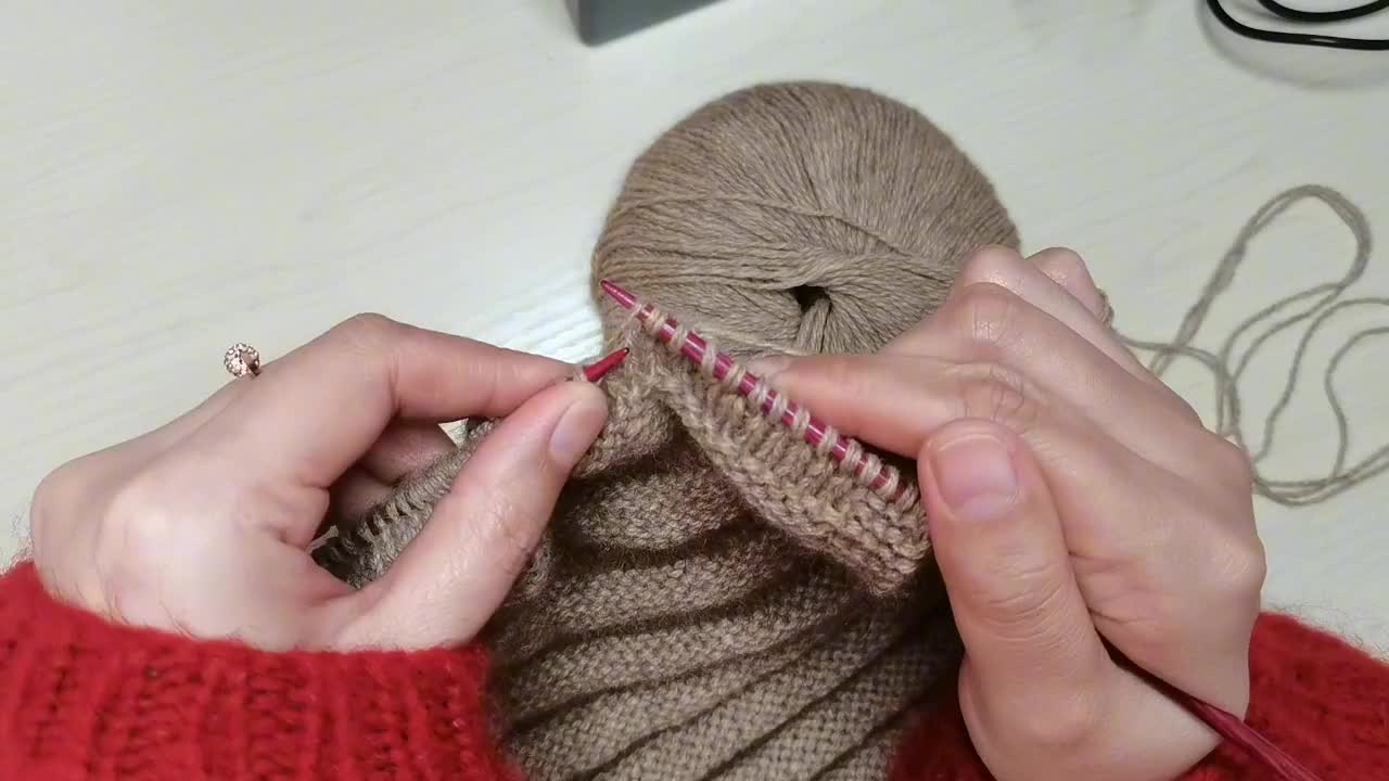 棒针零基础:左加针的编织方法