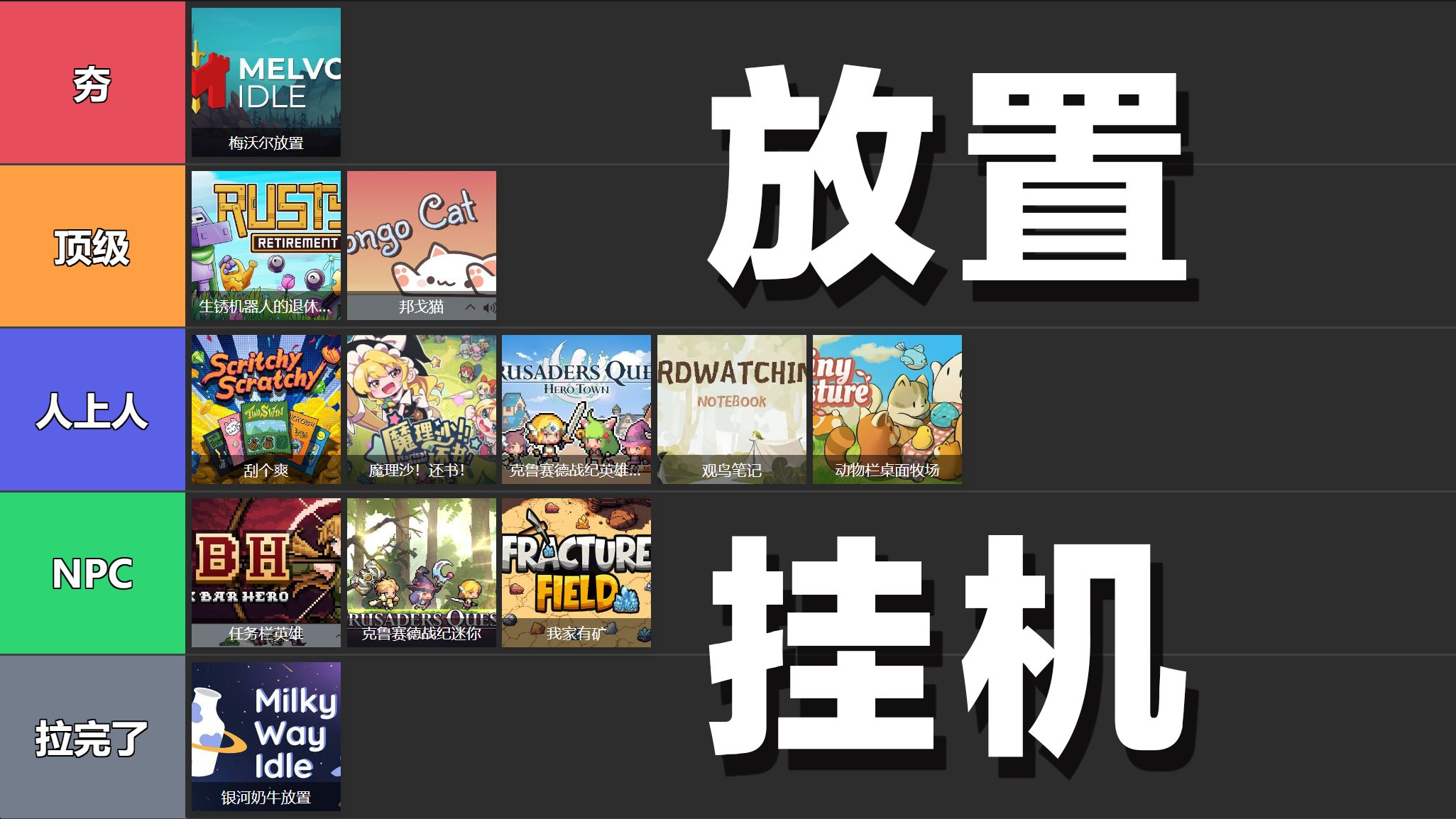 从夯到拉锐评STEAM放置挂机增量游戏02