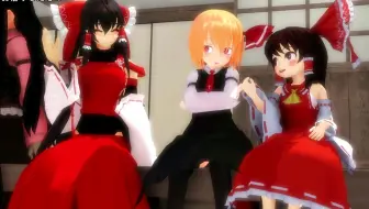 東方mmd 先代巫女様でトキヲ ファンカ 哔哩哔哩 Bilibili