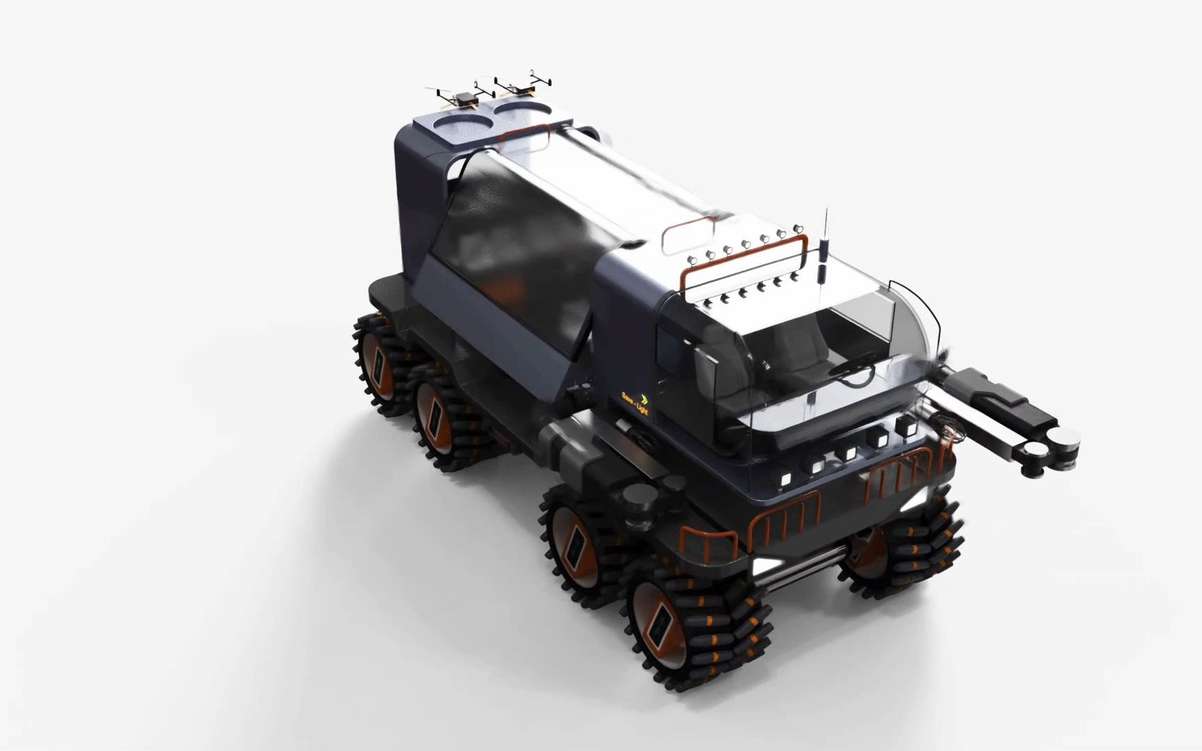 "破晓时分"——抗洪抢险水陆两栖救援车设计