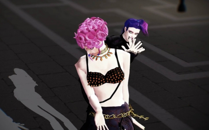 mmd资生堂特里休父亲的孑然炉火jojo