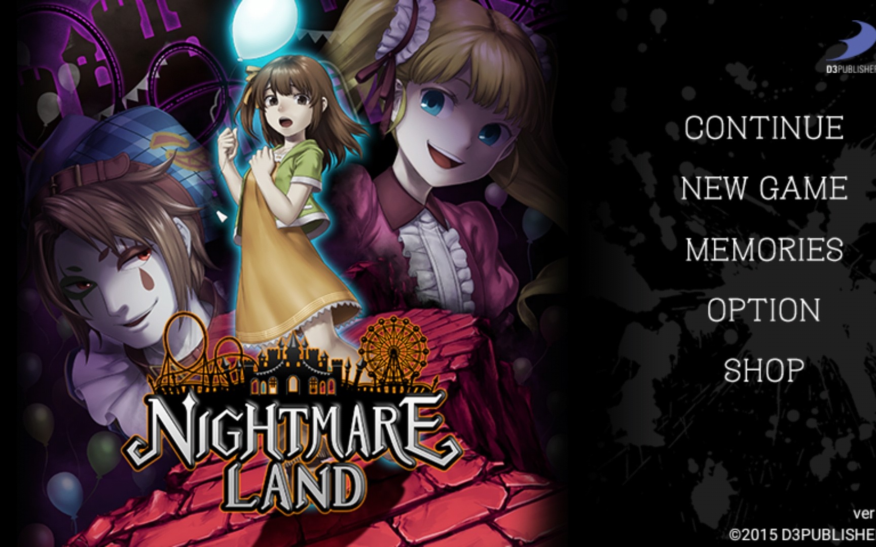 迷失于噩梦的少女噩梦乐园1