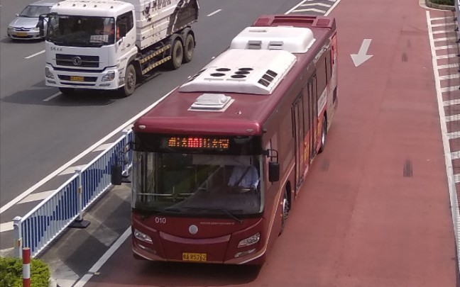 南宁公交pov #6:南宁的首条brt |b01路全程pov |南宁火车站→南宁火车