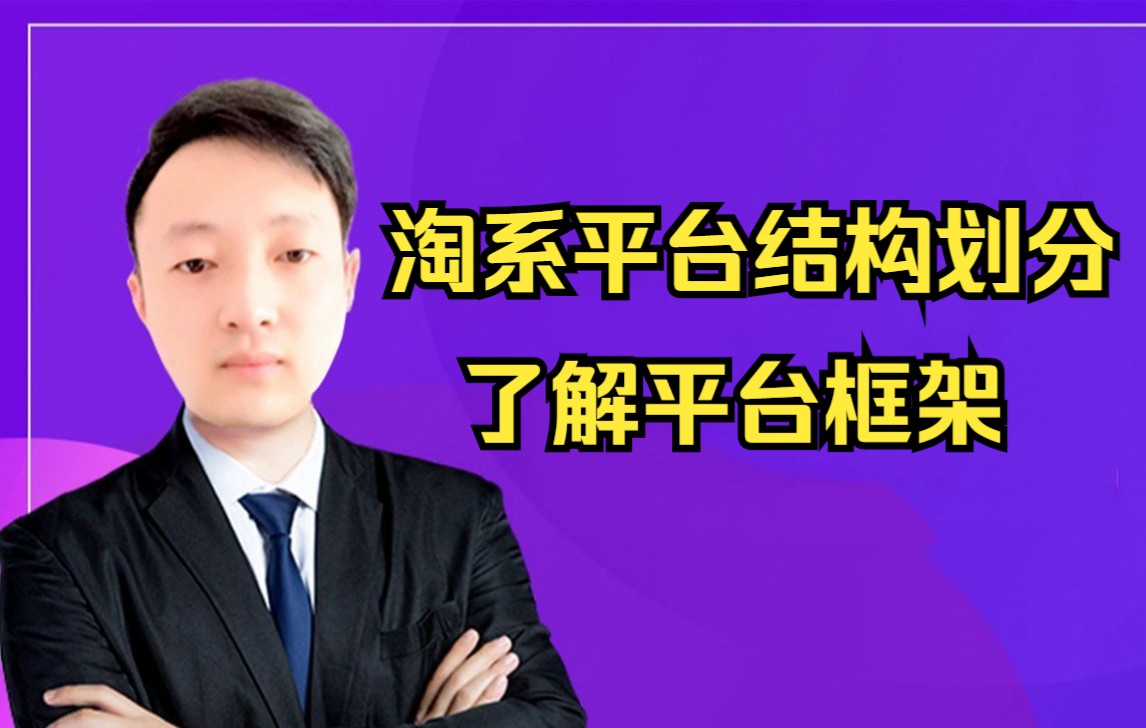 小白新手入门系列 淘系平台及商家分类 快速了解平台的结构哔哩哔哩bilibili