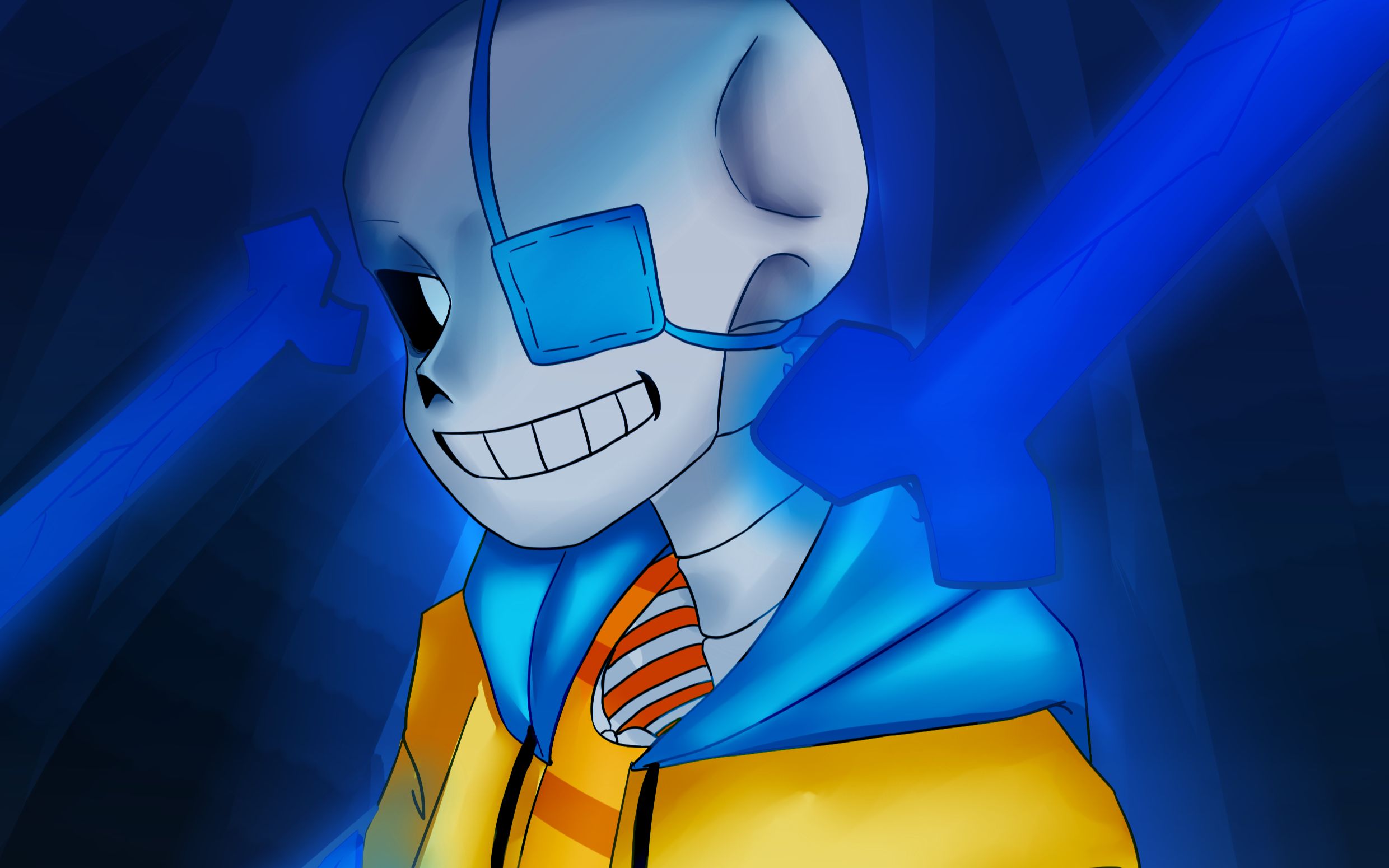 [undertaleau]underneon-the victim v2 ! by.hitannextans