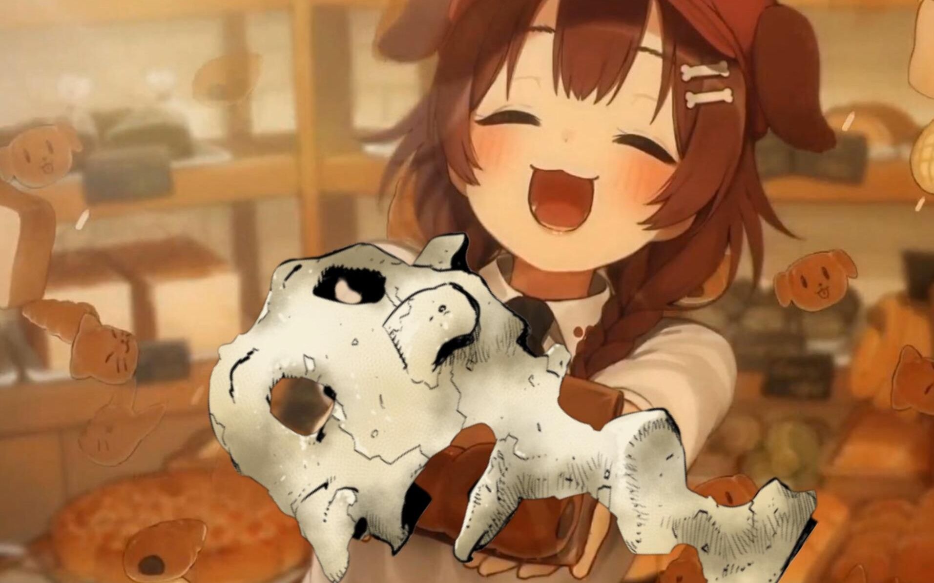 【戌神沁音】疯狂向傻紫推销幸福之壶的面包狗