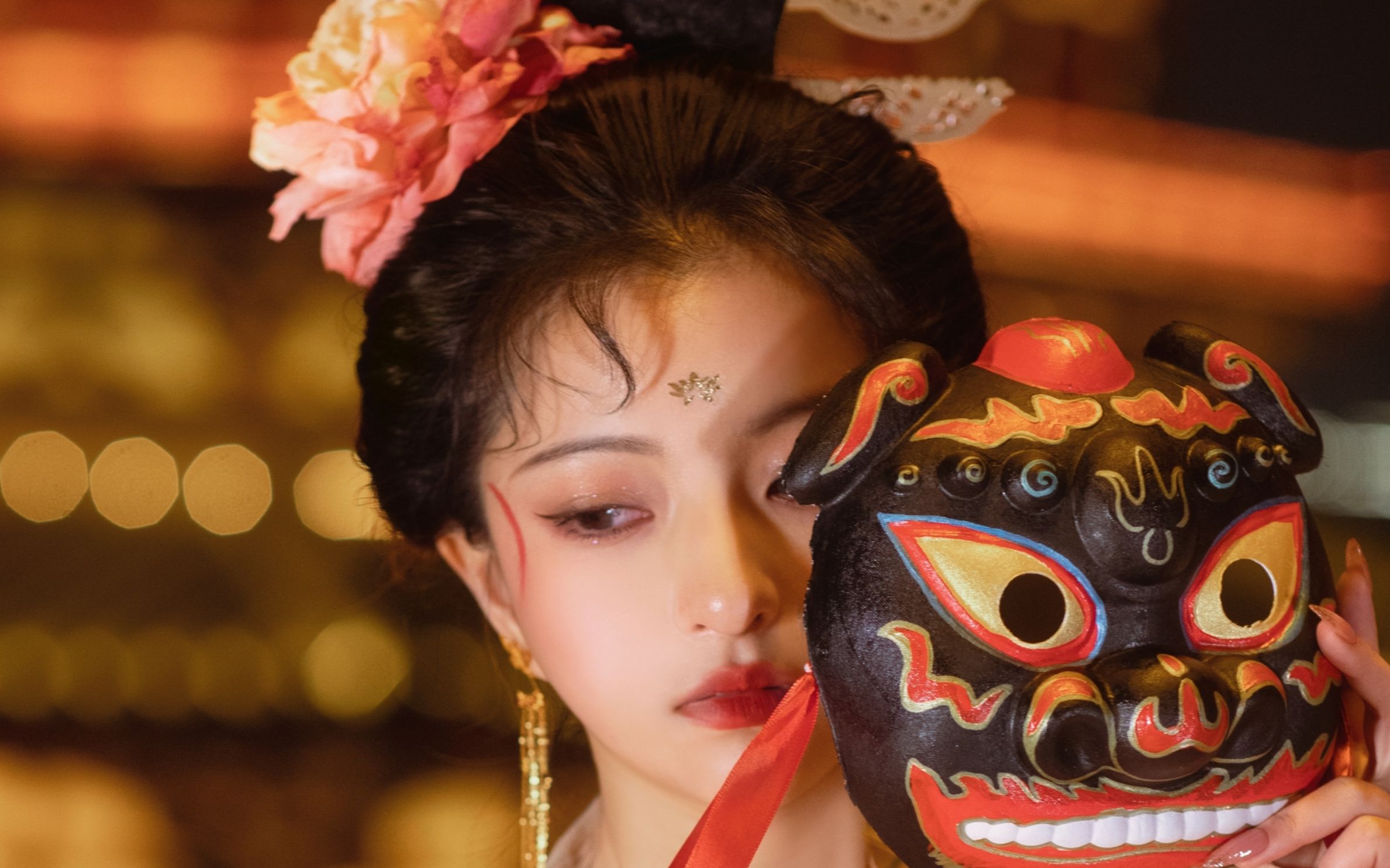 这才叫人间富贵花|大唐公主妆容|汉服妆容教程