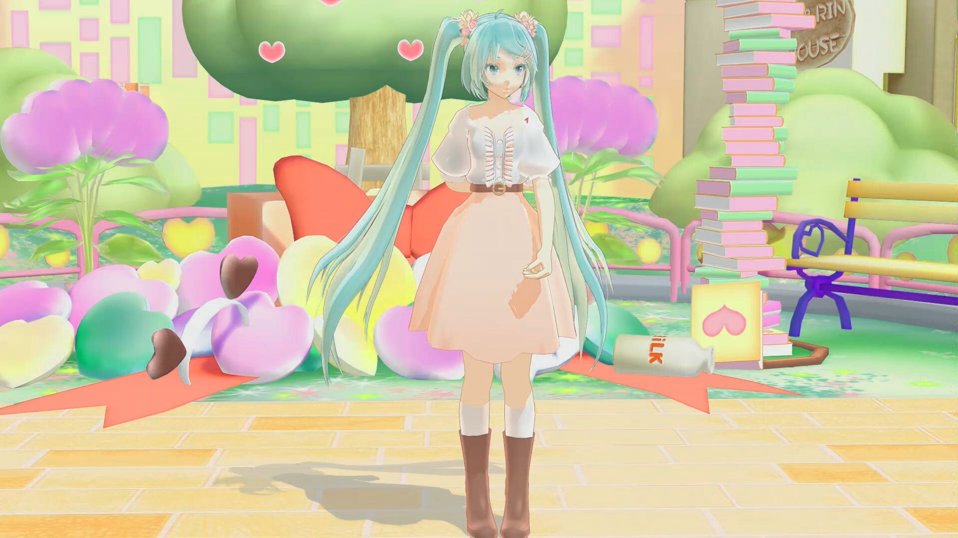 一只卡哇伊的糖果初音走丢了呢等你来领回家哦竖屏壁纸在2p