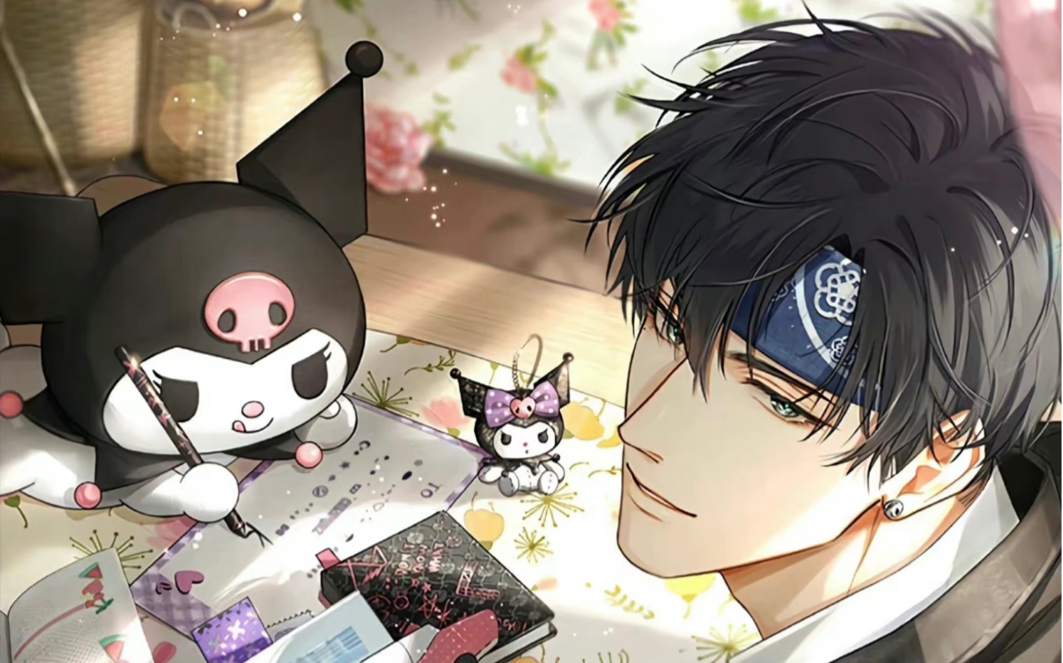 光与夜之恋x三丽鸥联动卡面 缤纷绚恋 萧逸x酷洛米_电子竞技热门视频