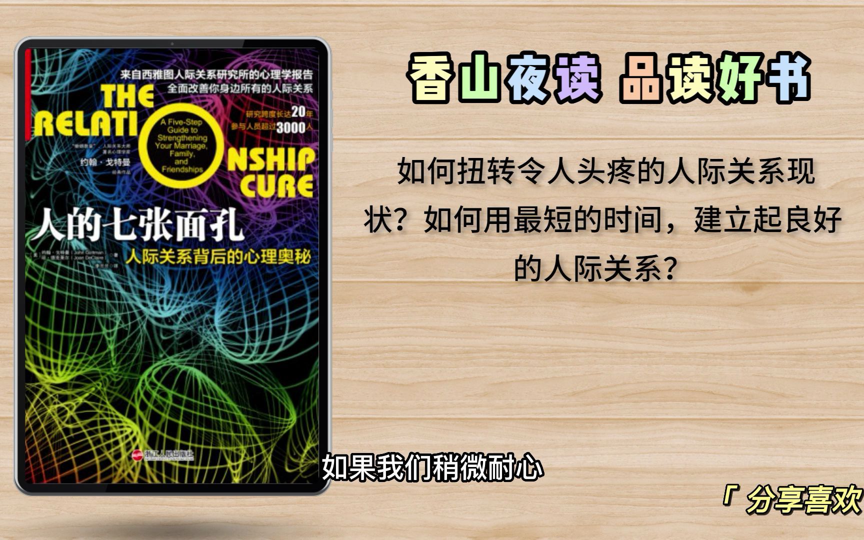 [图]人的七张面孔：如何用最短的时间，建立起良好的人际关系？