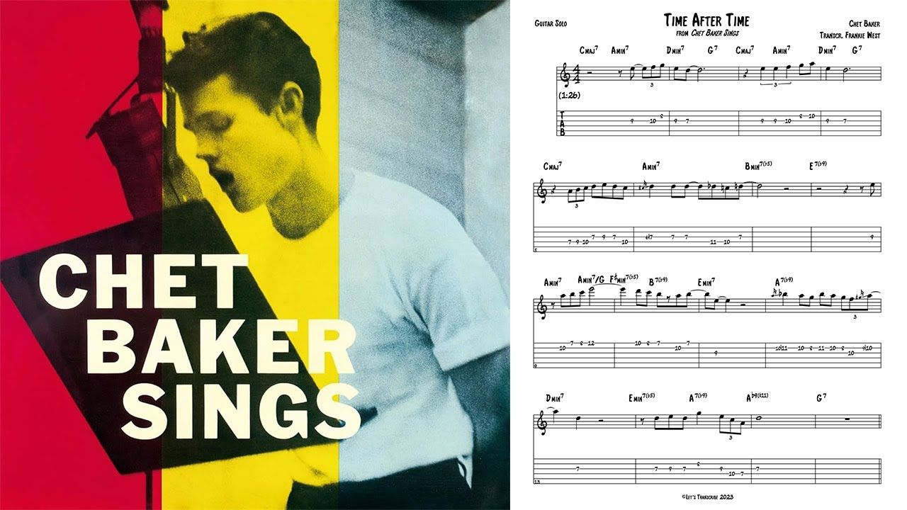 [图]附谱 | 爵士Transcription-Time After Time by Chet Baker