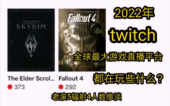 [图]2022年 全球最大游戏直播平台twitch都在玩什么游戏？