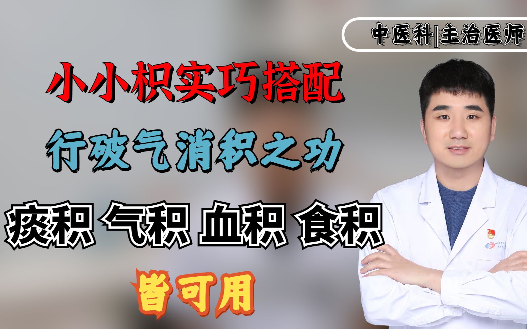 小小枳实巧搭配,行破气消积之功,痰积、气积、血积、食积皆可用哔哩哔哩bilibili