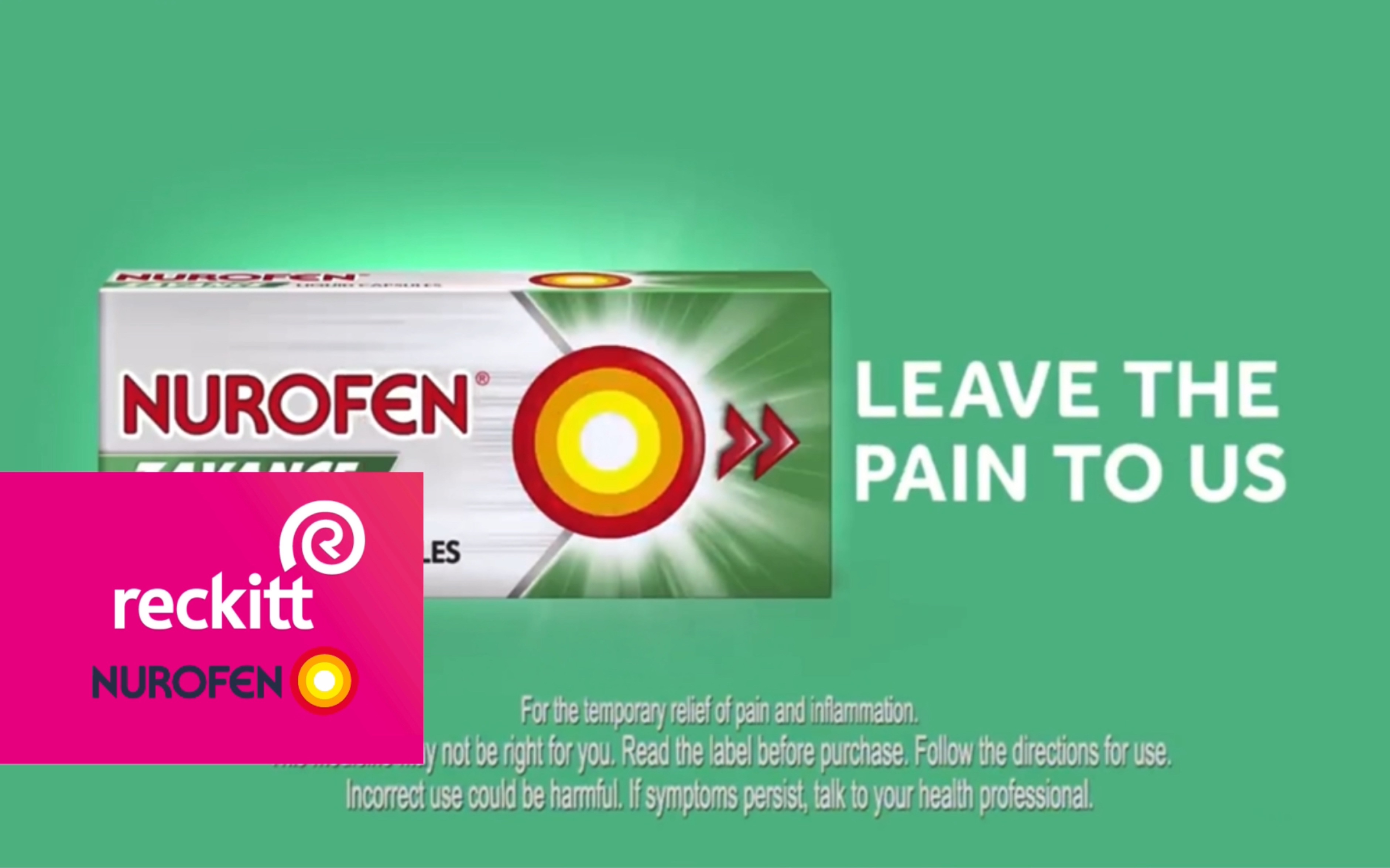 【澳大利亚广告】Nurofen Zavance Liquid Capsules  Leave The Pain to Us哔哩哔哩bilibili