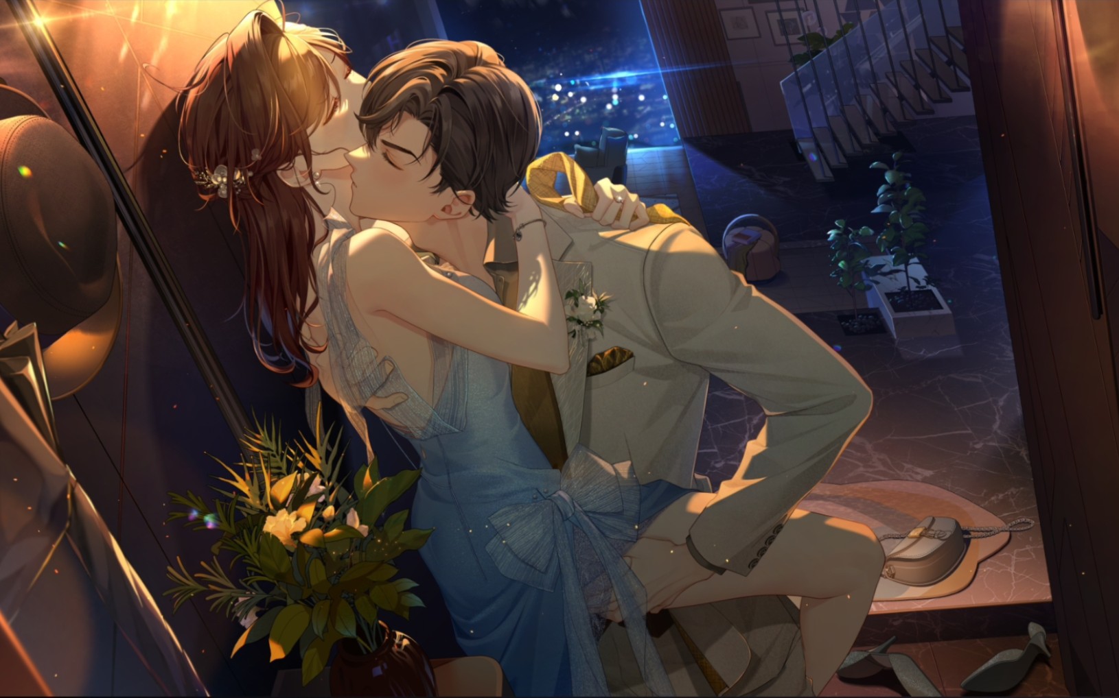 【未定事件簿】二周年左然卡面剧情-ssr粲华挚约