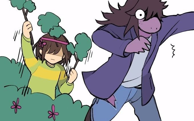 [图]【DELTARUNE】デルタ勇者でキス唾【手描き】