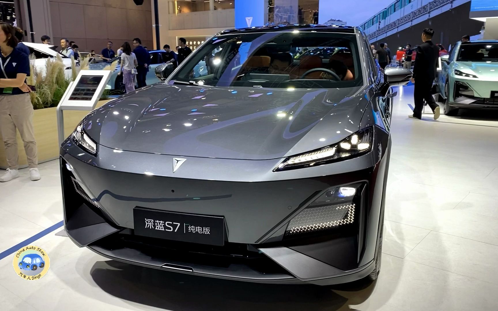 2023款长安深蓝s7纯电版静态体验,外观与内饰全方位展示