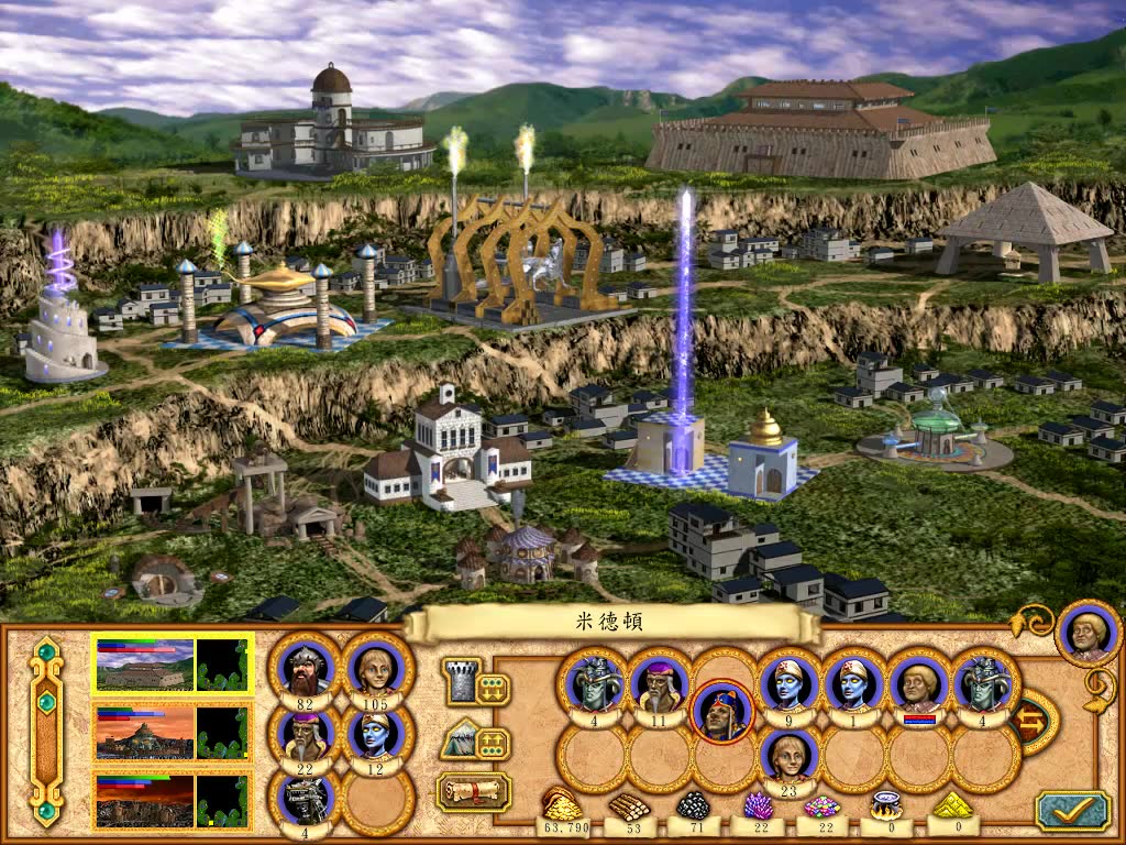 英雄无敌四疾风战场战役最后的胜利者最高难度流程part2