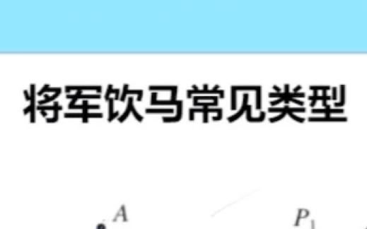 七年级数学将军饮马8种模型快速总结,巧妙解决饮马问题哔哩哔哩bilibili