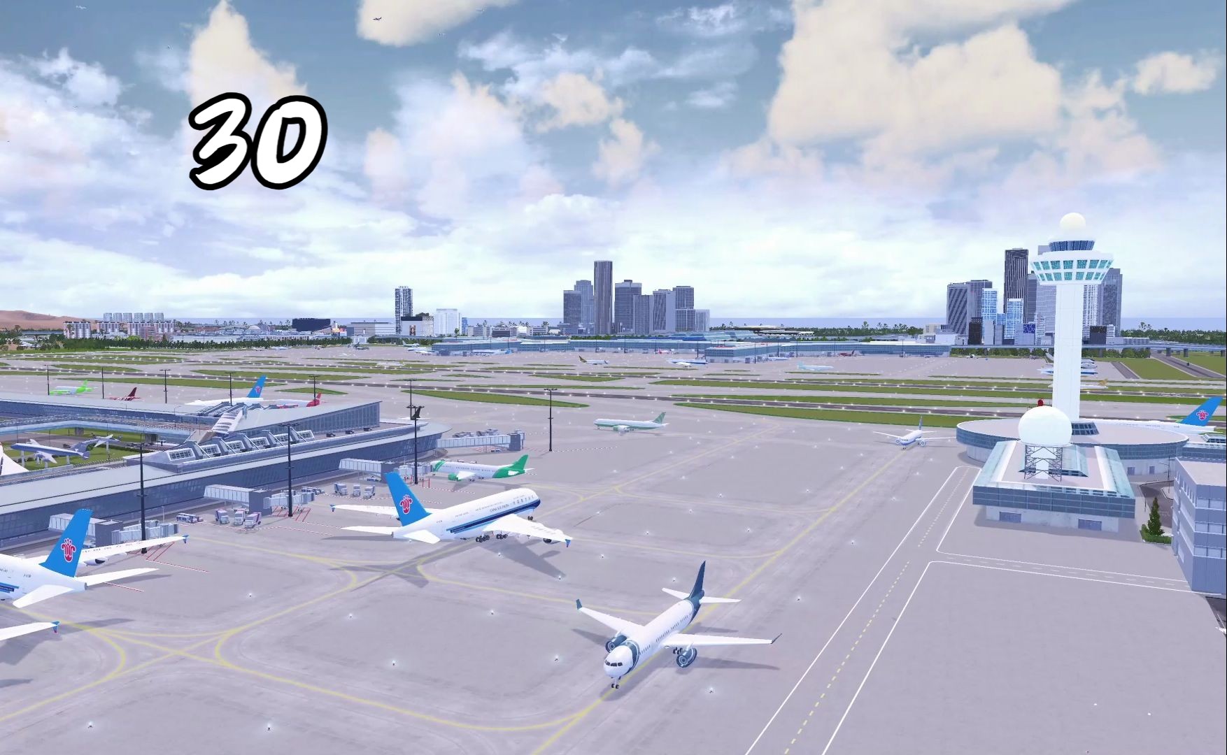 《都市天际线》沙漠绿洲30集:在奥体和文博中心旁建造