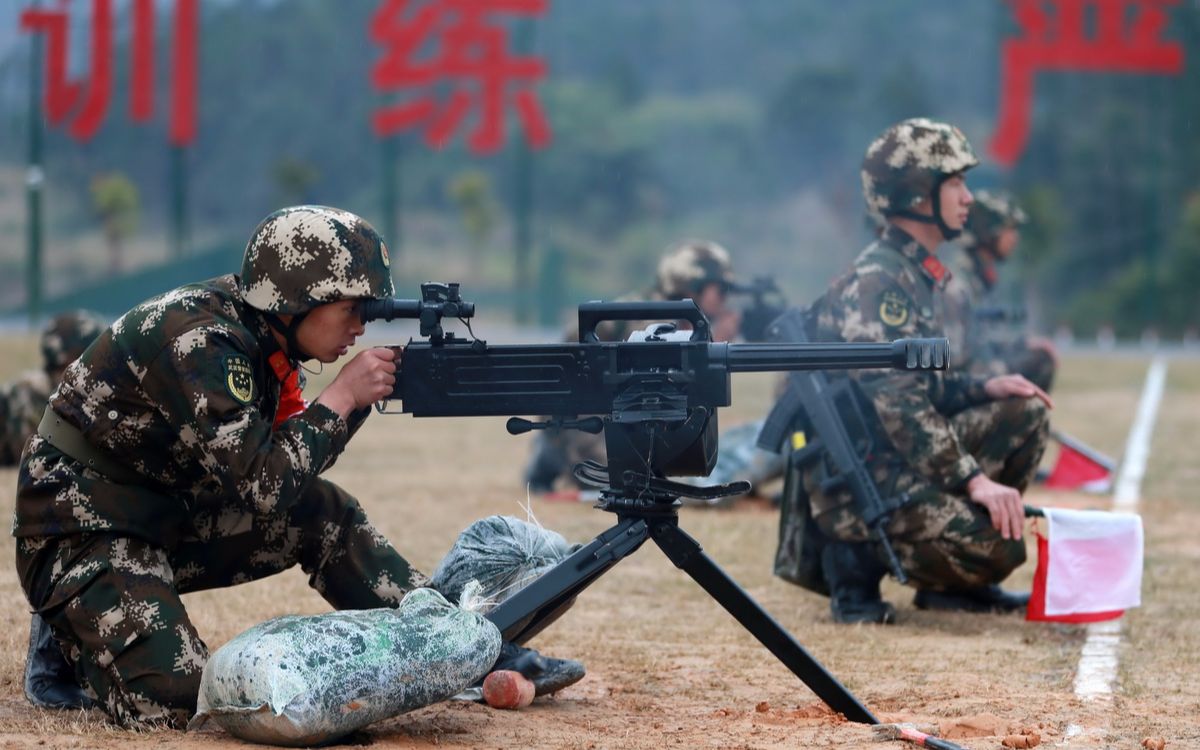 武警部队首届“突击”火力分队比武哔哩哔哩bilibili