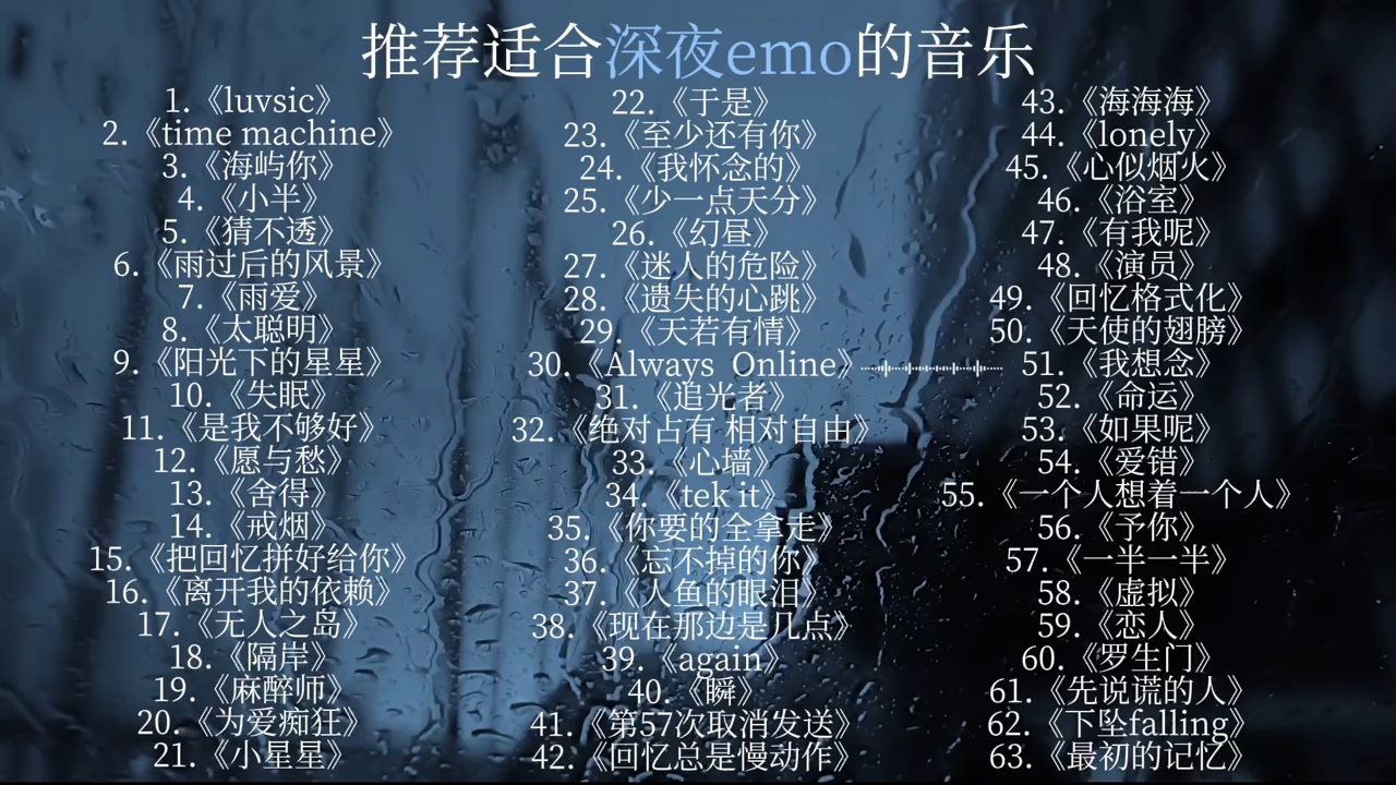 emo中...
