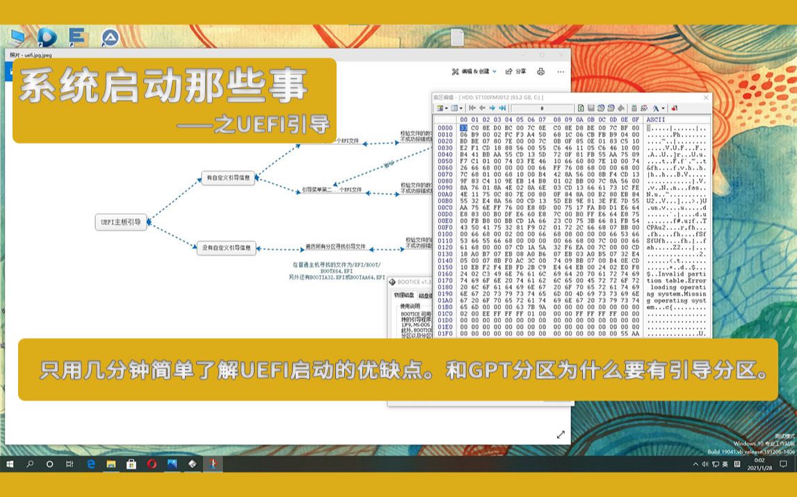 电脑启动那些事UEFI引导与GPT分区哔哩哔哩bilibili