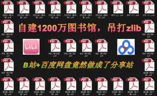 Video herunterladen: 个人自建1200万册数字图书馆，吊打Zlib---B站+网盘还能这样玩