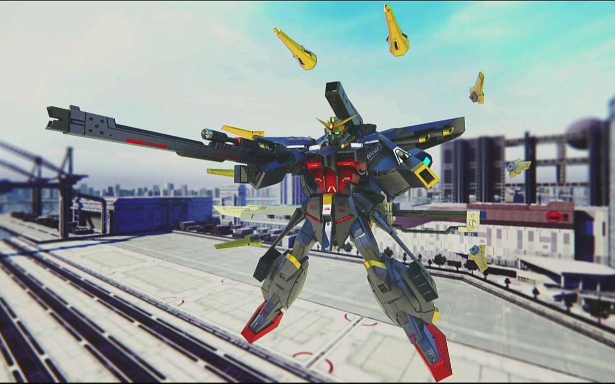 两代龙骑兵机体的合体!神意传说高达改