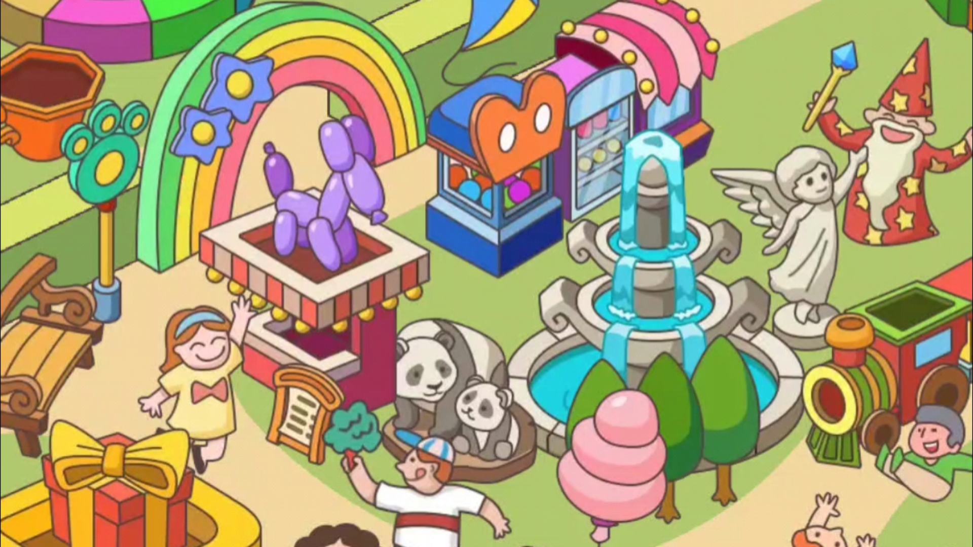 贴纸拼图 游乐场 129p 拼图大闯关 挑战