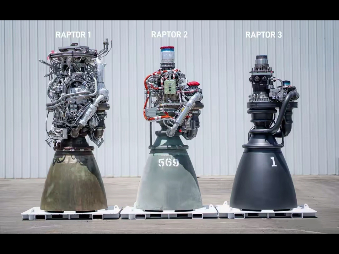 看到最新猛禽3代的发动机不由得感叹这研发的力量!