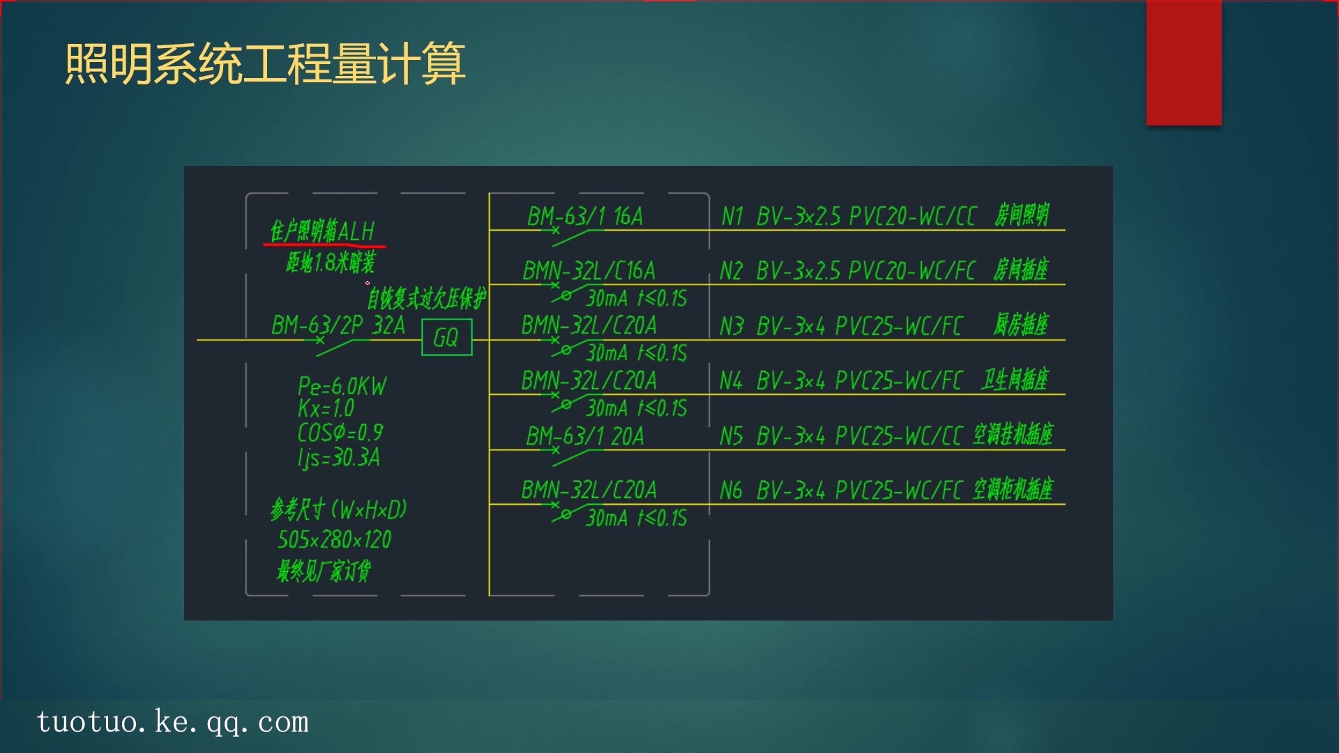 曾颖老师讲安装造价:照明系统工程量计算哔哩哔哩bilibili