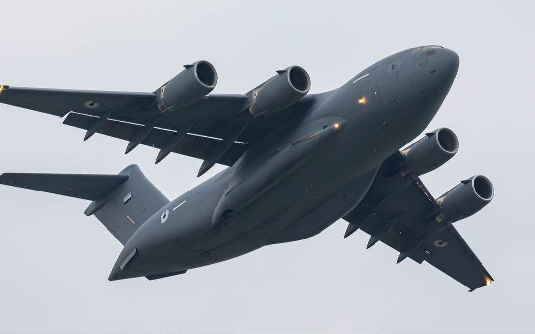 【航空】阿联酋空军 波音 c-17a 运输机 1223号 执行uaf1231 成都双流