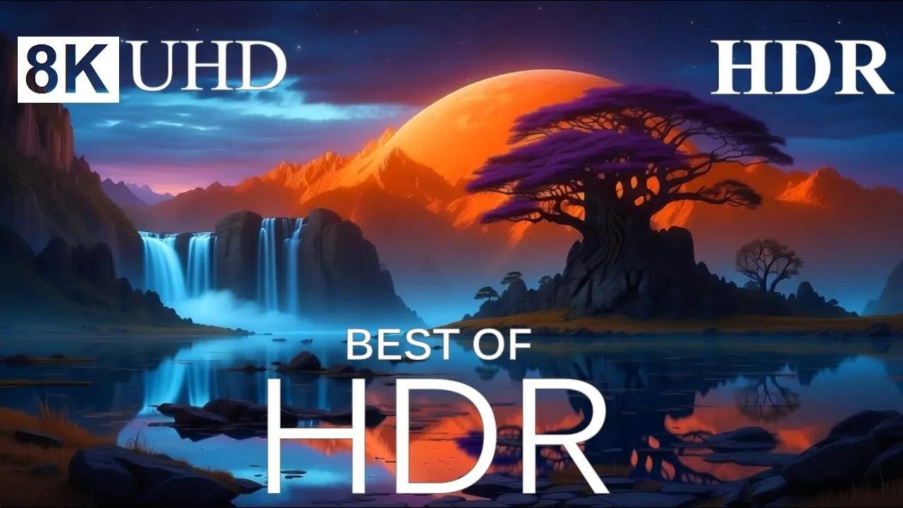 [图]最佳动态范围 8K HDR 超清演示 I屏幕测试，极致画质|杜比视界|电视屏幕测试|手机屏幕测试