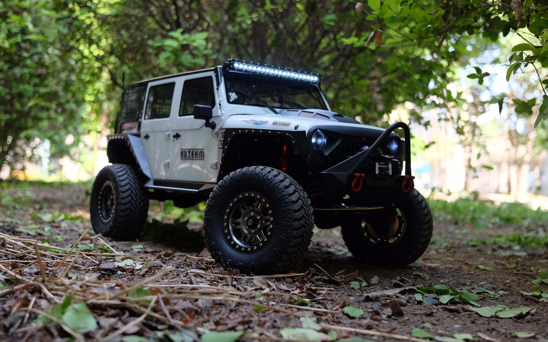 tractionhobbykm4门桥版18遥控攀爬车开箱介绍超人聊模型第七十六期