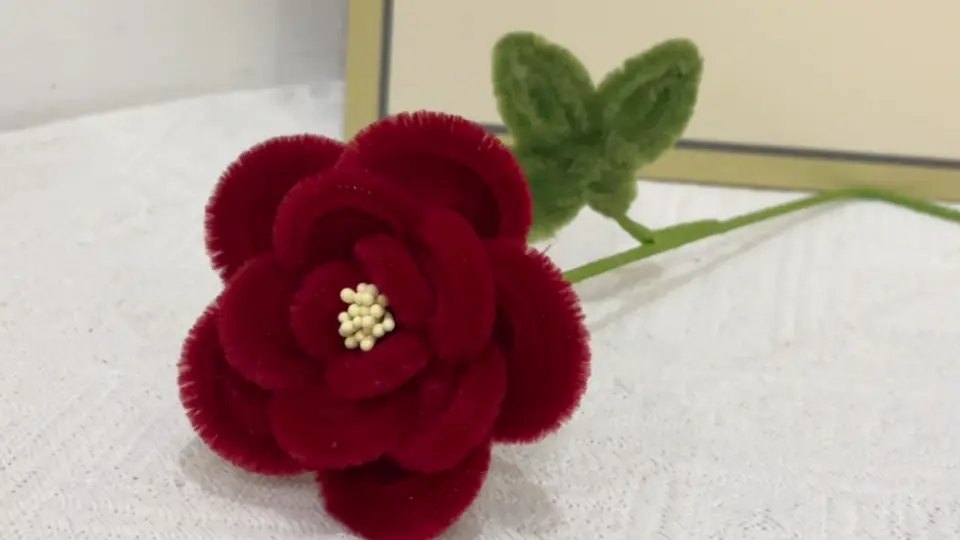 Pipe cleaner crafts - LAVENDER FLOWER 