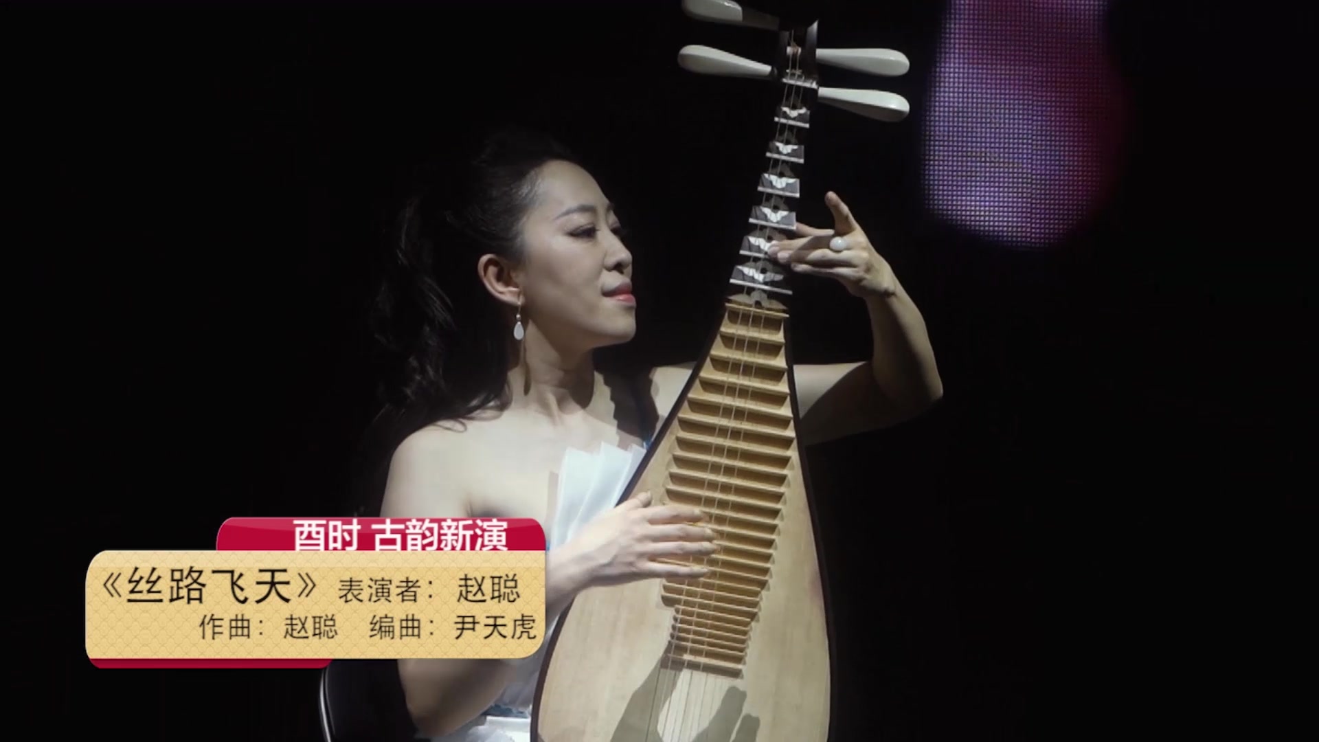 十二时辰长安秀琵琶演奏家赵聪作品丝路飞天
