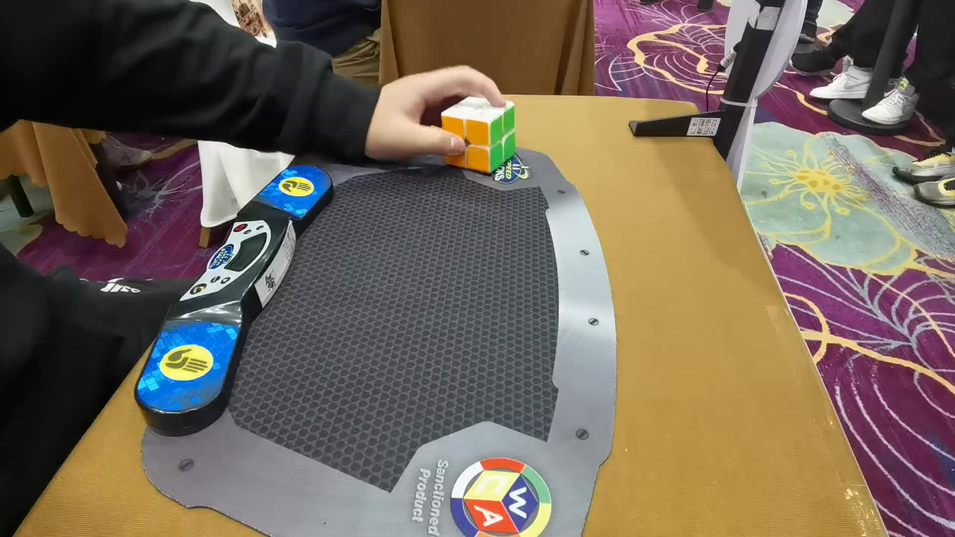 【1080p】2021wca杭州魔方公开赛二阶初赛平均5.70,单次4.