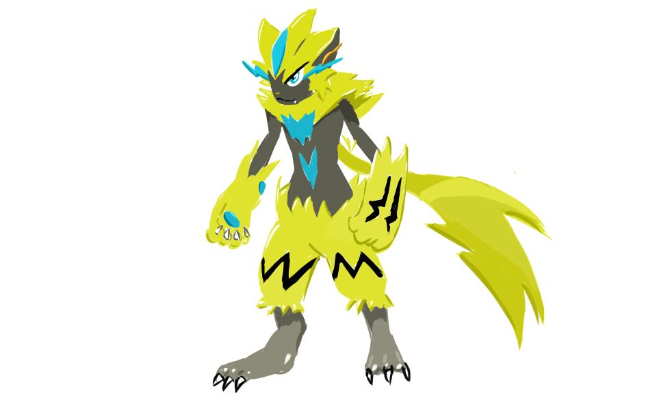 手残up速写一只捷拉奥拉