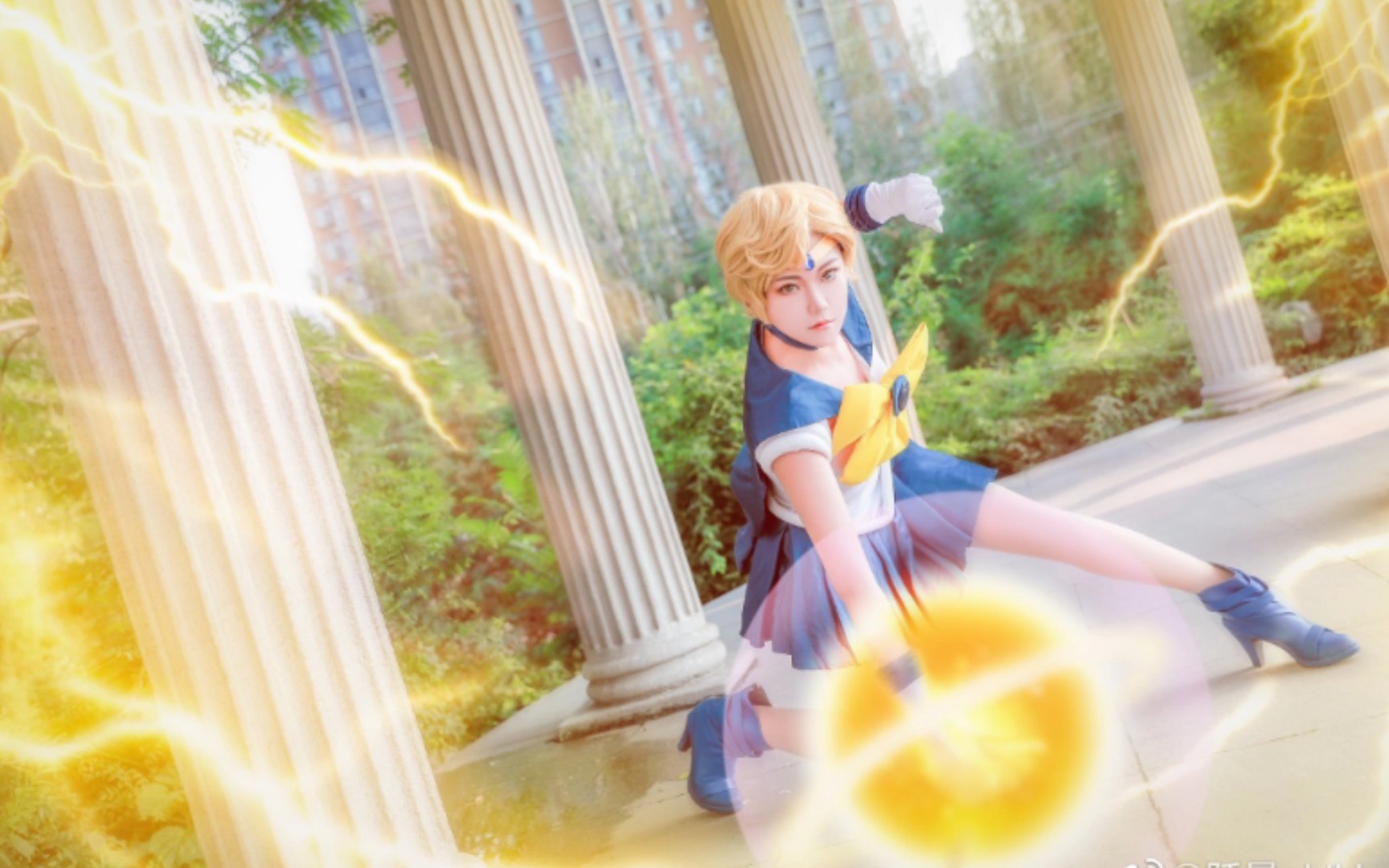 【美少女战士cos】sailor uranus 天王遥_哔哩哔哩_bilibili