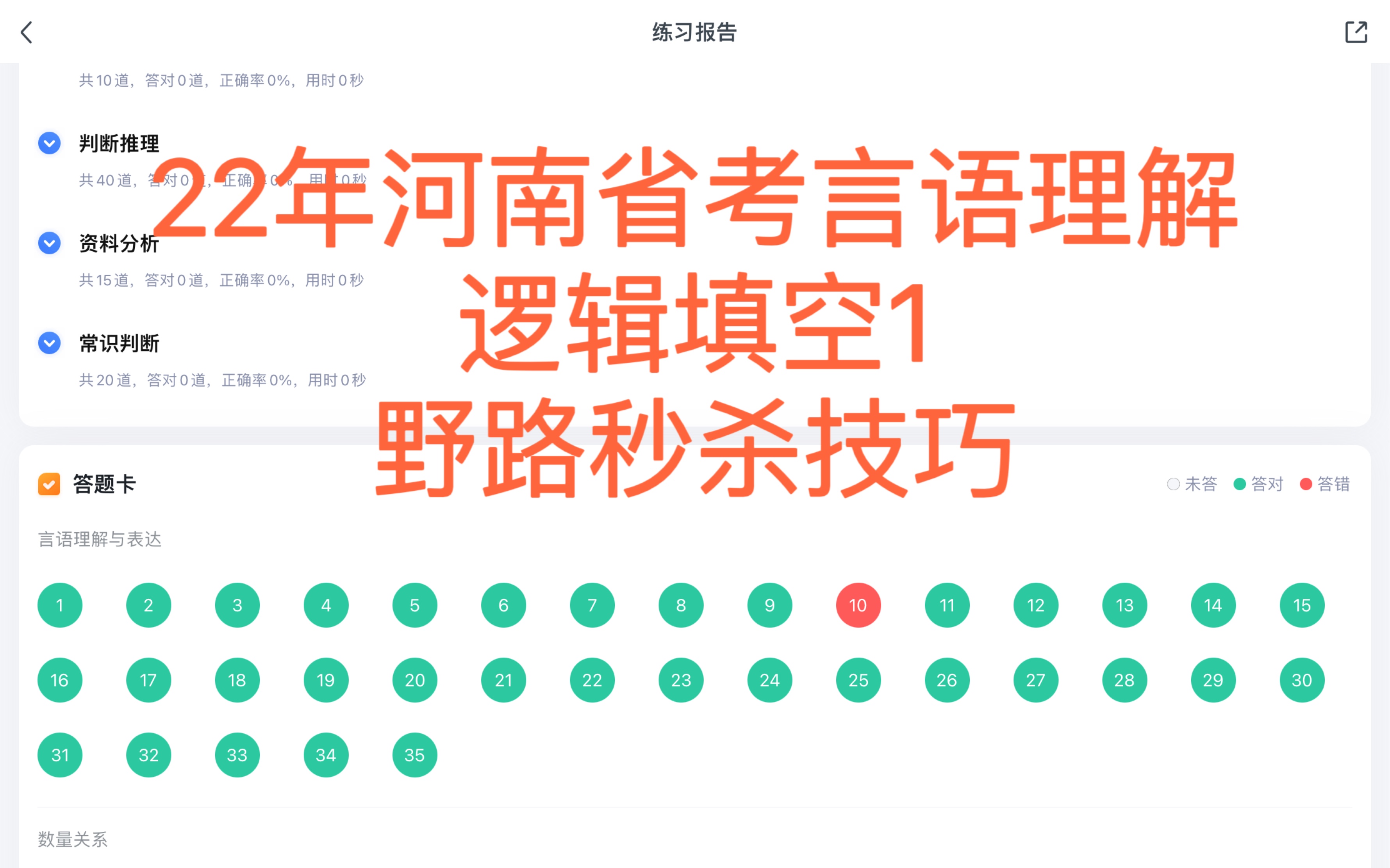 22年河南言语理解 复盘哔哩哔哩bilibili
